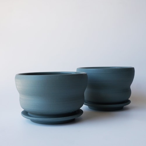 Standard Blue Planter | Vases & Vessels by Coco Spadoni Ceramics