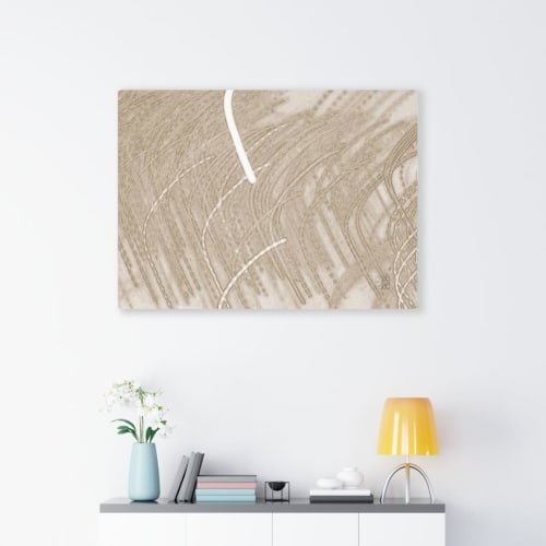 Circa 3760 -- textured abstractions in sepia | Art & Wall Decor by Petra Trimmel