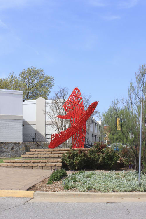 Flamenco | Public Sculptures by Jonathan Hils | Paseo Arts District in Oklahoma City