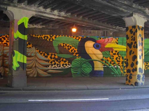 ZOO MANAGERIE | Street Murals by Paul Santoleri | Philadelphia Zoo in Philadelphia