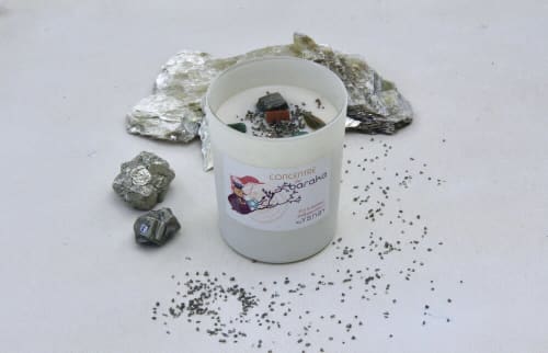 Baraka Crystal Candle | Candle Holder in Decorative Objects by Marie Burgos Design and Collection