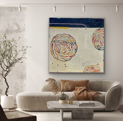 Blooming Garden / Acrylic on canvas/ 50"x50"x2.5" | Paintings by Sidnea D'Amico