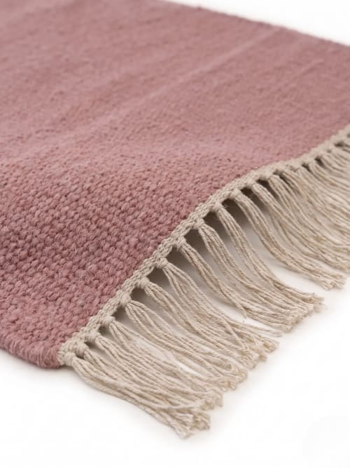 Handwoven Woolen Runner Rug | Rugs by Evergreen Carpets