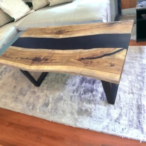 epoxy dining table, black epoxy table, epoxy table | Tables by Innovative Home Decors
