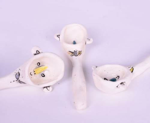 Face spoons | Utensils by Lucy Baxendale