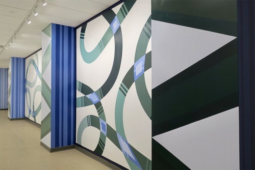 “Sequence” Mural | Murals by Mary Stengel Bentley | Yale Science Building in New Haven