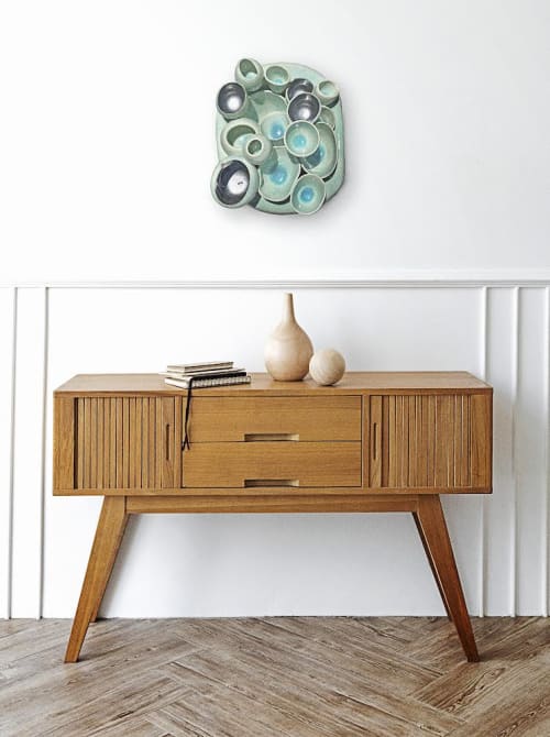 Spangle, ceramic wall sculpture | Ornament in Decorative Objects by Le Lef