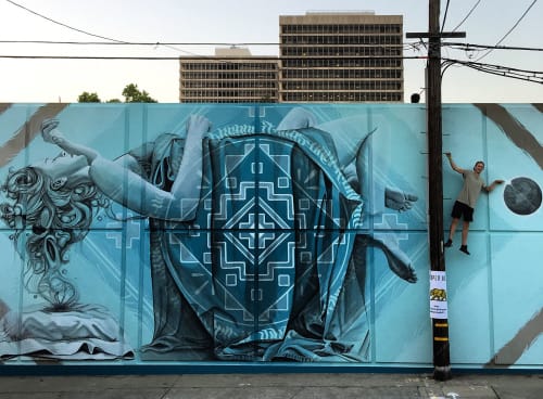 "It Was Only A Dream" Floating Mural | Street Murals by Miles Toland