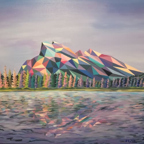 Mount Rundle | Paintings by Elyse Dodge