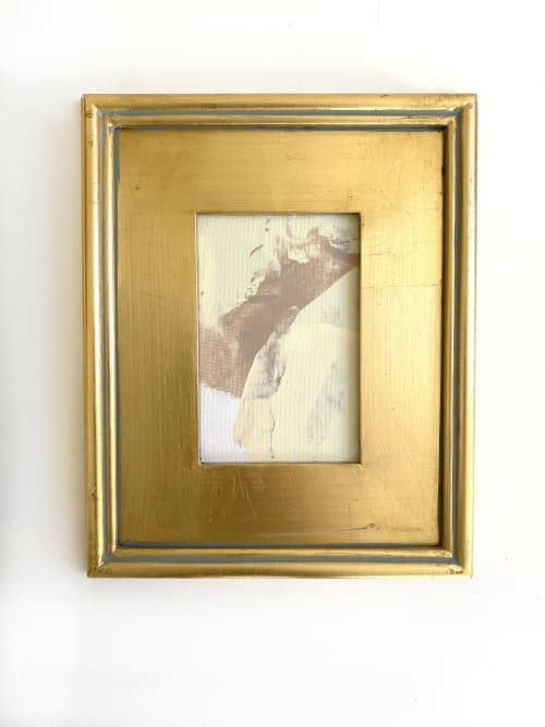 'Key Lime Pie' Framed Mini Painting | Oil And Acrylic Painting in Paintings by Jessalin Beutler