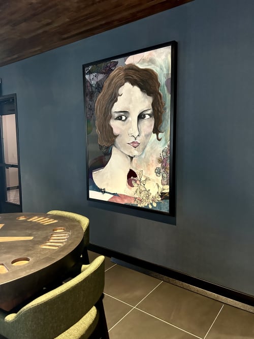 Mixed Media Fiber, Fabric Collage | Tapestry in Wall Hangings by Leisa Rich | Nita Santa Fe in Denver