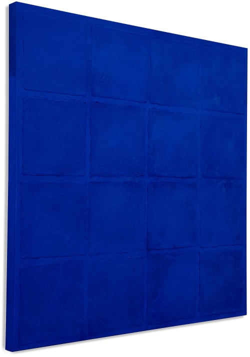 Out Of The Blue | Mixed Media in Paintings by El Løvaas