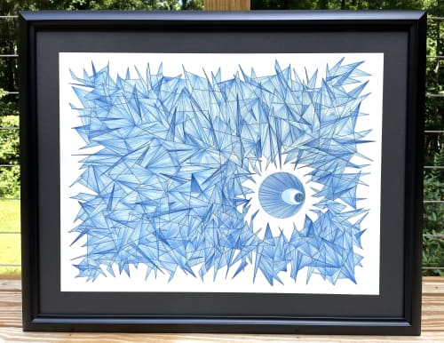 Shard Keeper | Oil And Acrylic Painting in Paintings by Abstract Art by Jeff Pender