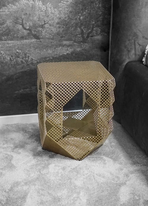 Goldie - Stool / Side Table by Anadora Lupo Collectible Desi | Chairs by LO Contemporary