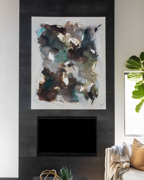 Bon Voyage | Oil And Acrylic Painting in Paintings by Leticia Demeuse