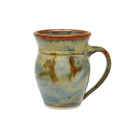 Mugs By Sunset Canyon Pottery Seen At Sunset Canyon Pottery, Burnet 