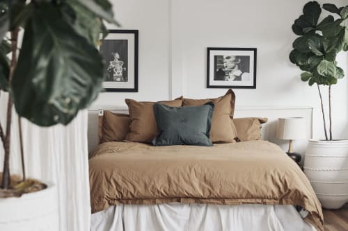 ORGANIC COTTON CANVAS DUVET | QUEEN | TOBACCO | Linens & Bedding by Pony Rider | Pony Rider in Mona Vale