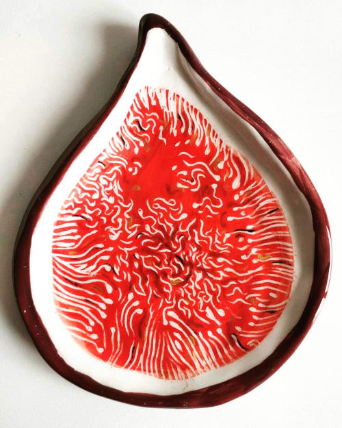 Small Fig plate - Fruit Collection | Dinnerware by Federica Massimi Ceramics