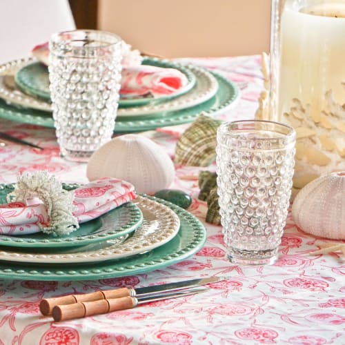 Pink Tablescape | Ceramic Plates by Cosima Interiors
