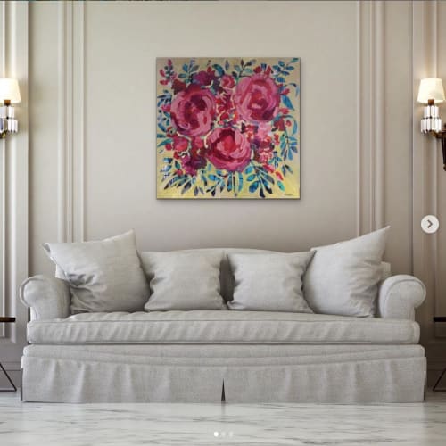 Three Roses | Paintings by Annette Rivers Art