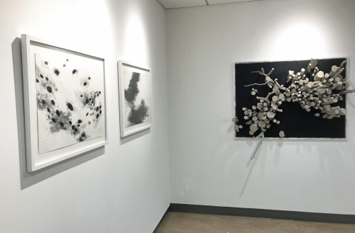 Thinking out Loud. Wood and metal wall sculpture. | Wall Hangings by Marieken Cochius | Mount Saint Mary College in Newburgh