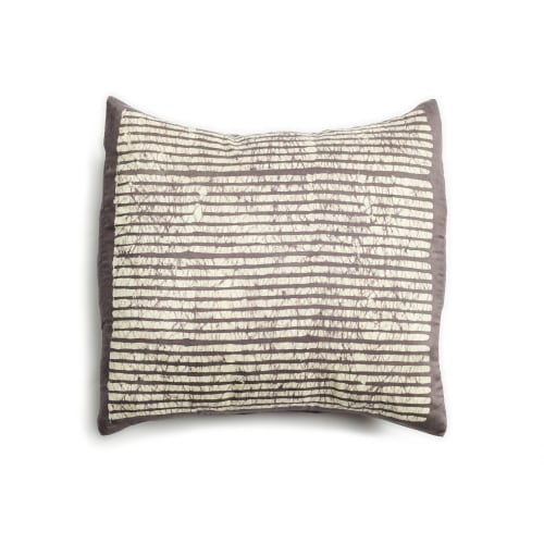 Maple Black Silk Pillow | Pillows by Studio Variously