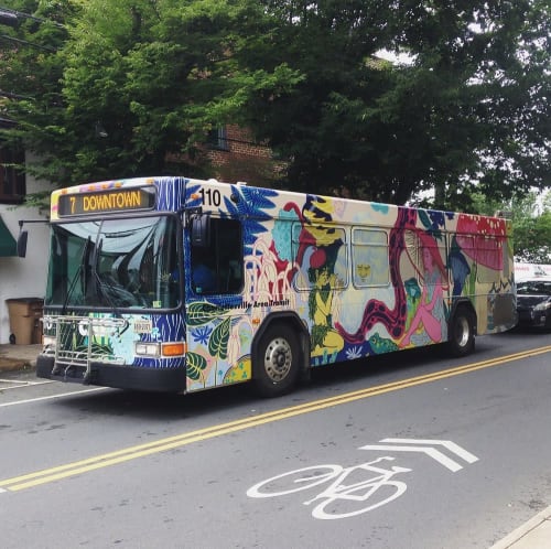 City Art Bus | Murals by Sam Gray
