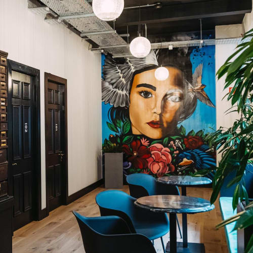 Lady Mural | Murals by Jonny McKerr (JMK Art) | Iconic Offices - The Masonry in Dublin 8
