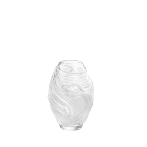Poissons Combattants Small Vase - Clear Crystal | Vases & Vessels by Lalique | LALIQUE - Rue Royale in Paris