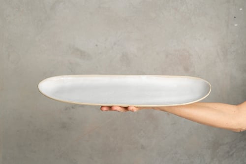 Extra Long Oval Shaped Serving Platter | Serveware by ShellyClayspot