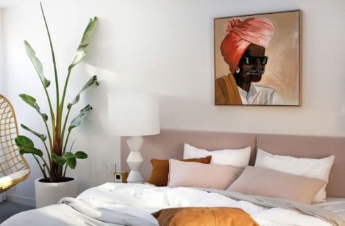 Dev - an Indian man with Turban | Paintings by Vynka’s Art