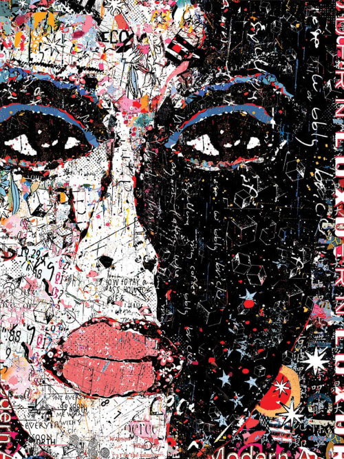 Woman, Black and White | Paintings by Daryl Thetford