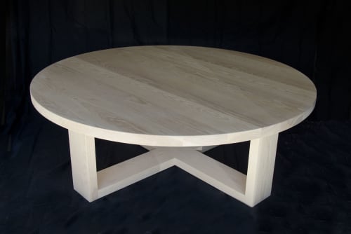 Solid ash wood coffee table | Tables by MJY Fabrication