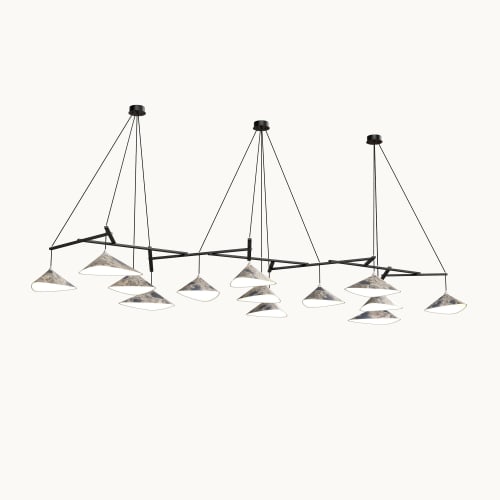 Emily Group of Thirteen Pendant Light Oxid | Pendants by Daniel B