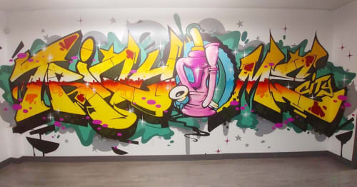 Indoor Mural | Murals by Naks | Trichome City Smoke Shop in Nanaimo