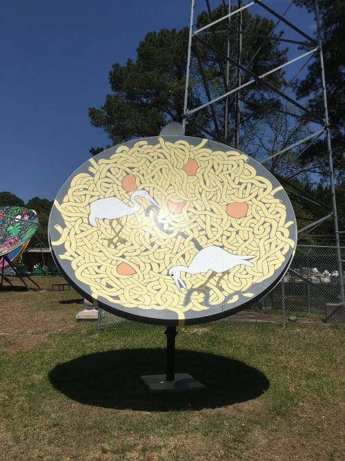 Satellite Spaghetti | Murals by YSSRS Creative | Duke University in Durham