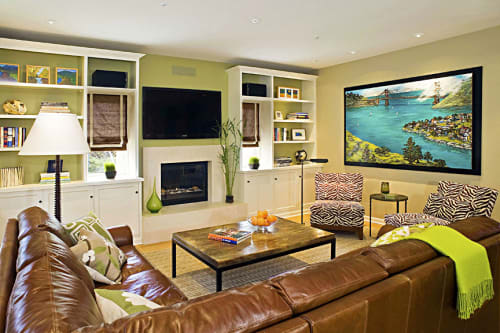 San Francisco Bay Fantacy | Oil And Acrylic Painting in Paintings by Sue Averell