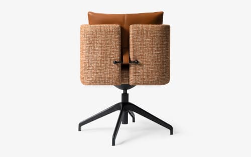 Papillonne Black Swivel Office Chair | Chairs by LAGU