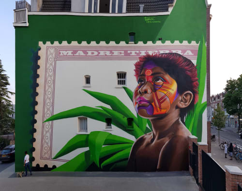 Madre tierra | Street Murals by Tymon de Laat