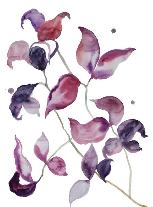 Plant Study No. 112 : Original Watercolor Painting | Paintings by Elizabeth Becker