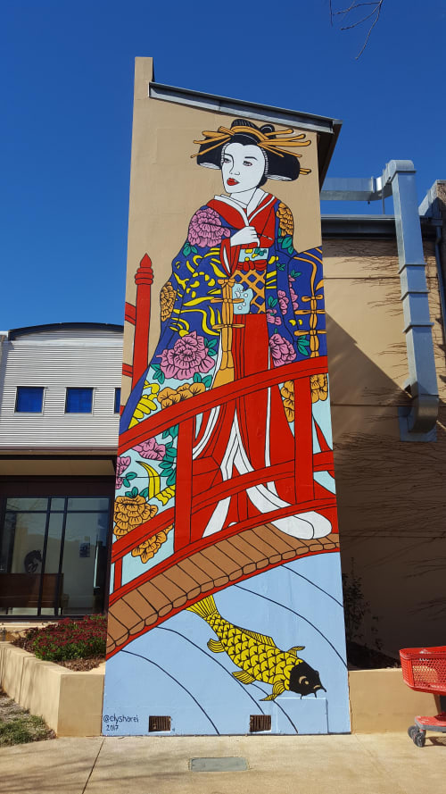 Toowoomba Geisha | Street Murals by Elysha Rei