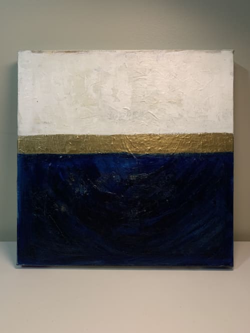 Sapphires and Gold | Paintings by Leah Nadeau