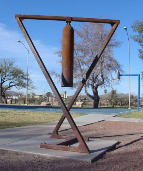 Xhilaration | Public Sculptures by Kevin Caron Studios LLC | RIVERVIEW PARK in Tucson