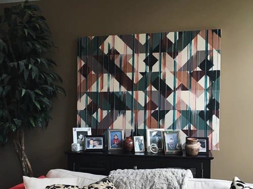 Geometric painting | Paintings by Taryn Coulson