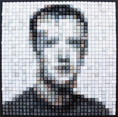 Kilobyte - Mark Zuckerberg | Mixed Media by Erik Jensen Art