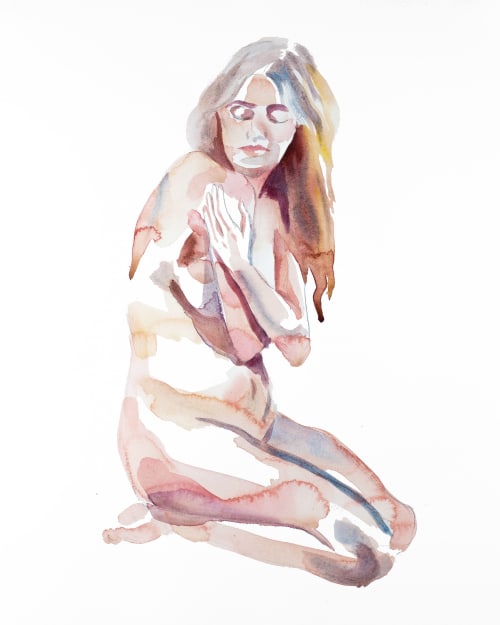 Grounded No. 5 : Original Watercolor Painting | Paintings by Elizabeth Becker