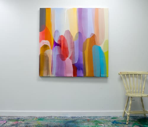 Kinship | Oil And Acrylic Painting in Paintings by Claire Desjardins