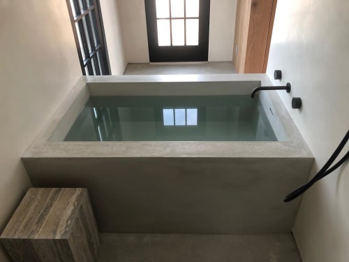Concrete Bathtub | Water Fixtures by Michael Karmody