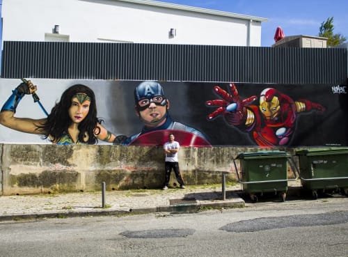 The Avengers | Street Murals by Nomen