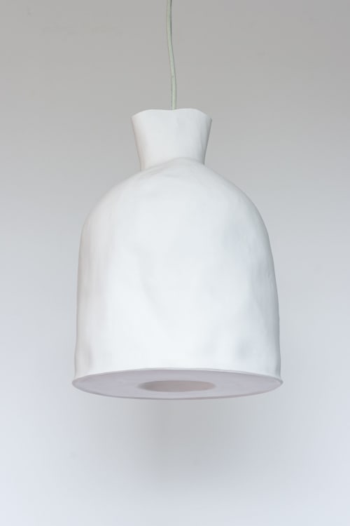 Porcelain Pendant Large with closed or opened bottom | Pendants by Bergontwerp